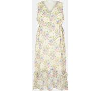 MAMALICIOUS Robe 'JONI LIA' bleu / vert / vert pastel / rose clair, Taille 44