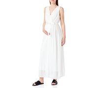 MAMALICIOUS Mlmina Tess SL Mesh Maxi Dress 2f Robe de maternité, Blanche-Neige, M Femme