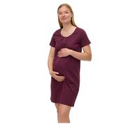 Mamalicious Nuisette à Manches Courtes Mira Solid Maternity
