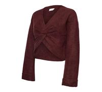 MAMALICIOUS Pull-over 'MLSVALA' lie de vin, Taille XXL