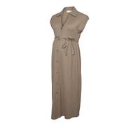 MAMALICIOUS Robe-chemise 'MLNivola' taupe, Taille 42