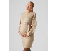 Mamalicious Robe Mamalicious en maille à ceinture Marron EU 36 (UK 8)