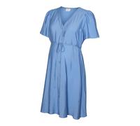 MAMALICIOUS Robe 'MLAVA LIA' bleu denim, Taille 42