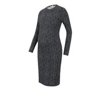 MAMALICIOUS Robe 'MLEva' gris chiné / noir, Taille 36