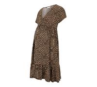 MAMALICIOUS Robe 'MLNaia Pilar Tess' nude / cognac / noir, Taille 34