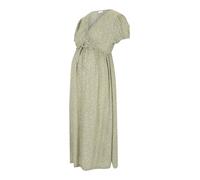 MAMALICIOUS Robe 'MLPatrize Tess' bleu-gris / kaki / rouge cerise / blanc cassé, Taille 40