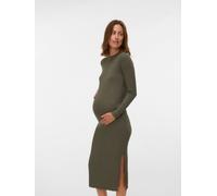 Mamalicious Trinity Maternity Long Sleeve Long Dress Vert L