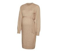 MAMALICIOUS Robes en maille 'New Anne' beige chiné, Taille S