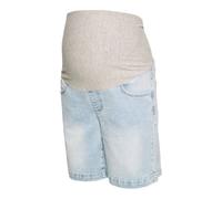 Mamalicious Oslo Slim Fit Maternity Denim Shorts Bleu M Femme