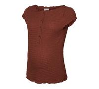 MAMALICIOUS T-shirt ' MLAdine Lia' marron, Taille XXL