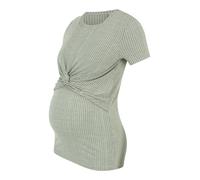 MAMALICIOUS T-shirt 'MLANLI JUNE' gris / vert pastel, Taille L
