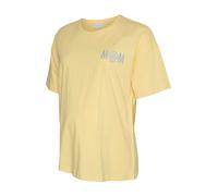 MAMALICIOUS T-shirt 'MLFerida' bleu clair / jaune citron, Taille L