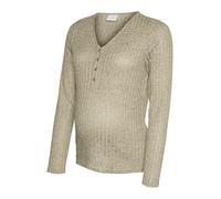 Mamalicious Pammie Lia Maternity Sweater Beige XS Femme