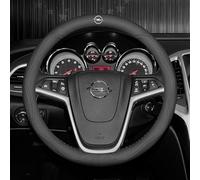 MAMAMALONG Housse de Volant de Voiture pour Opel Zafira C Tourer 01.2012-07.2019, Couvre Protégé Volant Antidérapant Protecteur Housse/caches de Volant,A