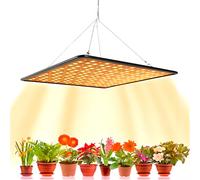 Mamamax Lampe Horticole LED 1000W Spectre Complet 225 Leds Lampe Plante d'Interieur Lampe LED Horticole Croissance Floraison pour Plante Légume Fleur Croissance d'Intérieur (Blanc+rouge)