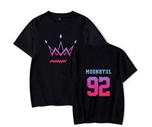 MAMAMOO T-Shirt Groupe Coréen à Manches Courtes Impression Solar Moon Byul Whee in HWA Sa Tshirt pour Hommes et Femmes