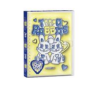 MAMAMOO+ TWO RABBITS 1st Mini Album CD+POB+Booklet+Photocard+Sticker+Tracking Sealed Solar Moonbyul Moonstar (Standard Version)