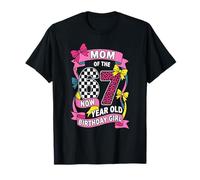 Maman 67 Meme Anniversaire 7 Ans Léopard Coquette Bow T-Shirt