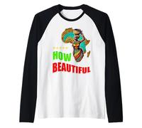 Maman Afro, fière mère Noire, Maman Africaine Manche Raglan