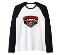 Maman ambulancière ambulancière EMT Mère EMS Medic Mama Mum Manche Raglan