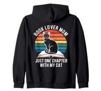 Maman Amoureuse des Livres, Juste Un chapitre de Plus avec Mon Chat Sweat à Capuche