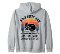 Maman Amoureuse des Livres, Juste Un chapitre de Plus avec Mon Chat Sweat à Capuche