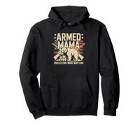 Maman Armee Deuxieme Amendement Armes Sweat à Capuche