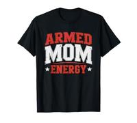 Maman Armee Deuxieme Amendement Armes T-Shirt