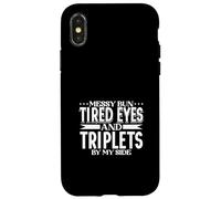 Maman au Quotidien - Triplés Coque pour iPhone X/XS