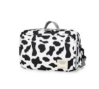 Maman avec enfants voyage en plein air étanche imprimé chariot sac de rangement sac suspendu sac à couches maman sac(Milk streaks)