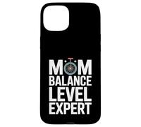 Maman Balance Level Expert Funny Motherhood Coque pour iPhone 15 Plus