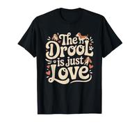 Maman Basset Hound Bave Amour Proprietaire De Chien Drole T-Shirt
