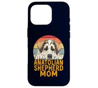 Maman bergère anatolienne rétro Vintage Mes Chiens sont Mon Cardio Coque pour iPhone 16 Pro