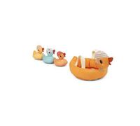 Lilliputiens Mommy Duck And Her Magnetic Ducklings Orange