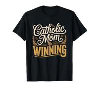 Maman Catholique Etape Premiere Communion Sainte T-Shirt