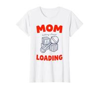 Maman chargeant Un bébé en Train de Construire Un Humain chargeant des Blocs T-Shirt