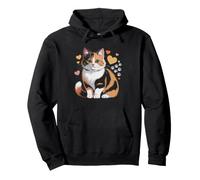 Maman Chat Calico Sweat à Capuche
