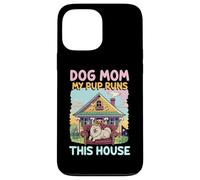 Maman Chien Mon Chiot règne sur Cette Maison Maman Coque pour iPhone 13 Pro Max