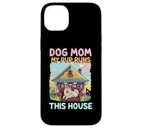 Maman Chien Mon Chiot règne sur Cette Maison Maman Coque pour iPhone 14 Plus