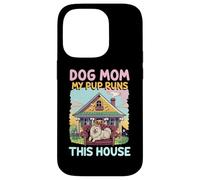 Maman Chien Mon Chiot règne sur Cette Maison Maman Coque pour iPhone 14 Pro