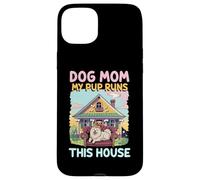 Maman Chien Mon Chiot règne sur Cette Maison Maman Coque pour iPhone 15 Plus