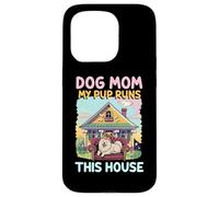 Maman Chien Mon Chiot règne sur Cette Maison Maman Coque pour iPhone 15 Pro