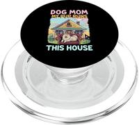 Maman Chien Mon Chiot règne sur Cette Maison Maman PopSockets PopGrip pour MagSafe