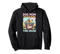 Maman Chien Mon Chiot règne sur Cette Maison Maman Sweat à Capuche