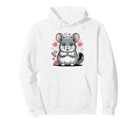 Maman Chinchilla Florale Fleurs Sauvages Fleur Floral Sweat à Capuche