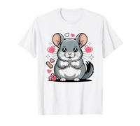 Maman Chinchilla Florale Fleurs Sauvages Fleur Floral T-Shirt
