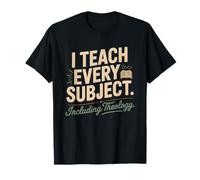Maman Chrétienne Qui Fait L'école Teach Every Subject T-Shirt