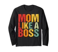 Maman comme Une patronne Manche Longue