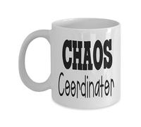 Maman Coordinatrice Du Chaos Mug Élégantes Mug À Café Céramique Tasse Pour Boissons Chaudes Chocolat Chaud Lait 330Ml