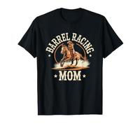Maman Course De Barils Cowgirl Rodeo T-Shirt